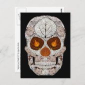 《植物》アスペンリーフスカル11 ポストカード (正面/裏面)