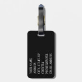 《植物》アスペンリーフスカル11 ラゲッジタグ (裏面縦)