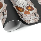 《植物》アスペンリーフスカル11 ラッピングペーパー (ロールコーナー)