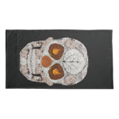 《植物》アスペンリーフスカル11 枕カバー (裏面-左)