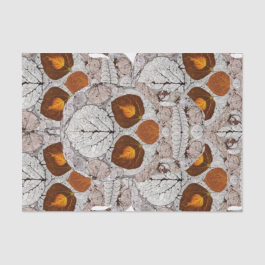 《植物》アスペンリーフスカル11 薄葉紙 (正面)