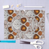 《植物》アスペンリーフスカル11 薄葉紙 (クラフト)