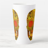 《植物》アスペンリーフスカル12 カフェラテマグ (正面)