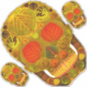 《植物》アスペンリーフスカル12 シール (正面)