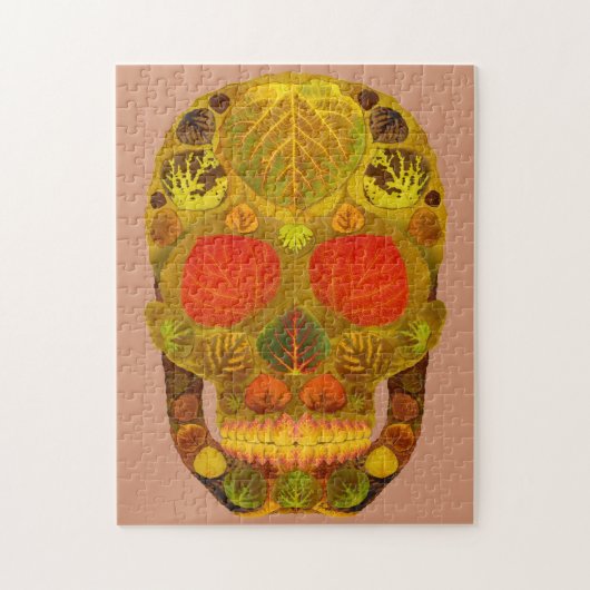 《植物》アスペンリーフスカル12 ジグソーパズル (縦)