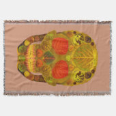 《植物》アスペンリーフスカル12 スローブランケット (正面)