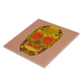 《植物》アスペンリーフスカル12 タイル (側面)