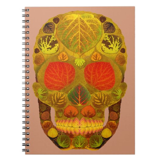 《植物》アスペンリーフスカル12 ノートブック (正面)