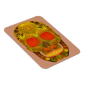 《植物》アスペンリーフスカル12 マグネット (右側)