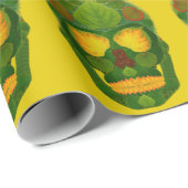 《植物》アスペンリーフスカル12 ラッピングペーパー (ロールコーナー)