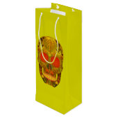 《植物》アスペンリーフスカル12 ワインギフトバッグ (裏面アングル)