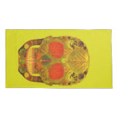 《植物》アスペンリーフスカル12 枕カバー (裏面-左)