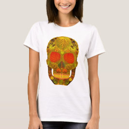 《植物》アスペンリーフスカル12 Tシャツ