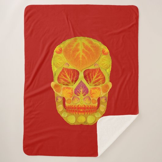 《植物》アスペンリーフスカル13 シェルパブランケット (正面)