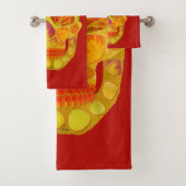 《植物》アスペンリーフスカル13 バスタオルセット (インサイチュ)