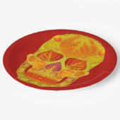 《植物》アスペンリーフスカル13 ペーパープレート (アングル)