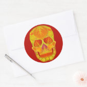 《植物》アスペンリーフスカル13 ラウンドシール (封筒)