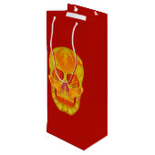 《植物》アスペンリーフスカル13 ワインギフトバッグ (裏面アングル)