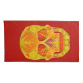 《植物》アスペンリーフスカル13 枕カバー (裏面-右)