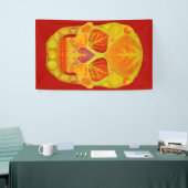 《植物》アスペンリーフスカル13 横断幕 (トレードショー)