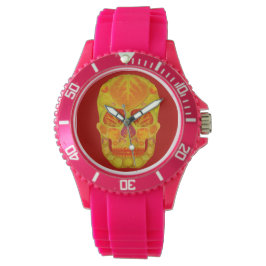 《植物》アスペンリーフスカル13 腕時計