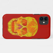 《植物》アスペンリーフスカル13 Case-Mate iPhoneケース (裏面(横))