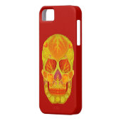 《植物》アスペンリーフスカル13 Case-Mate iPhoneケース (裏面左)