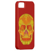 《植物》アスペンリーフスカル13 Case-Mate iPhoneケース (裏面/右)