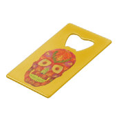 《植物》アスペンリーフスカル16 クレジットカード栓抜き (裏面アングル)