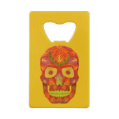 《植物》アスペンリーフスカル16 クレジットカード栓抜き (裏面)