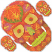 《植物》アスペンリーフスカル16 シール (正面)