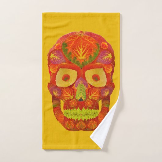 《植物》アスペンリーフスカル16 バスタオルセット (ハンドタオル)