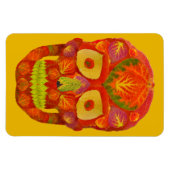 《植物》アスペンリーフスカル16 マグネット (横)