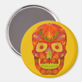 《植物》アスペンリーフスカル16 マグネット (正面/裏面)