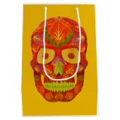 《植物》アスペンリーフスカル16 ミディアムペーパーバッグ (裏面)