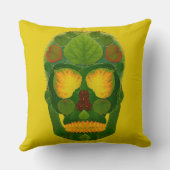 《植物》アスペンリーフスカル9 クッション (裏面)