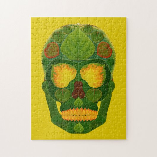 《植物》アスペンリーフスカル9 ジグソーパズル (縦)