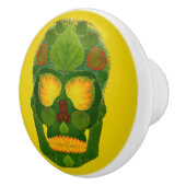 《植物》アスペンリーフスカル9 セラミックノブ (右)