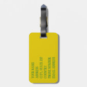 《植物》アスペンリーフスカル9 ラゲッジタグ (裏面縦)