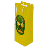 《植物》アスペンリーフスカル9 ワインギフトバッグ (正面アングル)