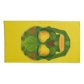 《植物》アスペンリーフスカル9 枕カバー (裏面-右)