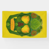 《植物》アスペンリーフスカル9 横断幕 (横)