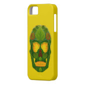 《植物》アスペンリーフスカル9 Case-Mate iPhoneケース (裏面左)