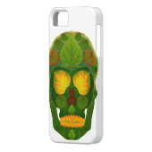 《植物》アスペンリーフスカル9 Case-Mate iPhoneケース (裏面左)