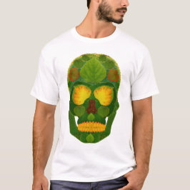 《植物》アスペンリーフスカル9 Tシャツ