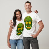 《植物》アスペンリーフスカル9 Tシャツ (ユニセックス)