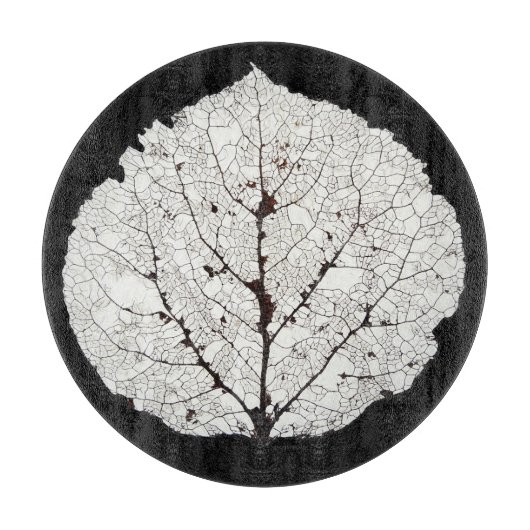 《植物》アスペンリーフスケルトン1 カッティングボード (正面)