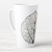 《植物》アスペンリーフスケルトン1 カフェラテマグ (左アングル)