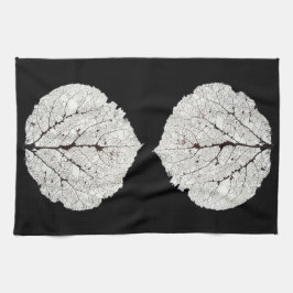 《植物》アスペンリーフスケルトン1 キッチンタオル