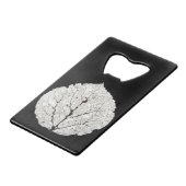 《植物》アスペンリーフスケルトン1 クレジットカード栓抜き (裏面アングル)